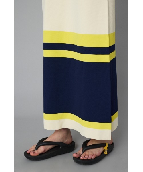 HeRIN.CYE(ヘリンドットサイ)の「Border hem one piece ボーダーヘムワンピース(ワンピース・レディース・ブラウン/ネイビー/オフホワイト・36/38)」の22枚目の写真