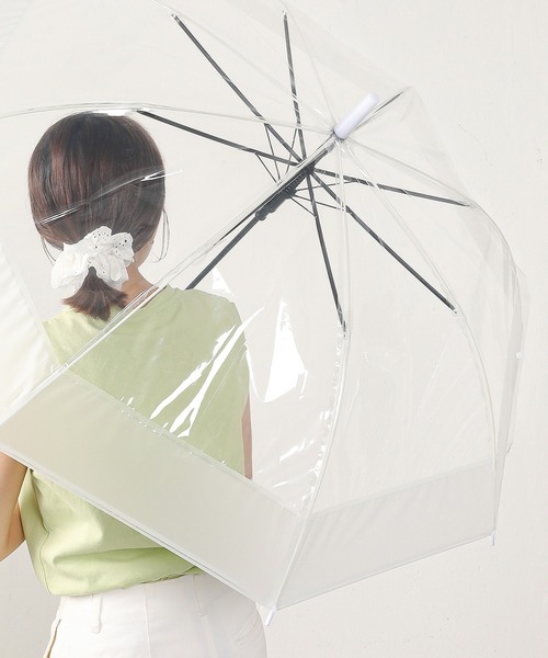 ZOY - 非売品ゾーイ★全面ロゴ ビニール傘 長傘 雨傘★クリア 透明ホワイト白★男女兼用 ZOY - 非売品ゾーイ☆全面ロゴ ビニール傘 長傘 雨傘☆クリア