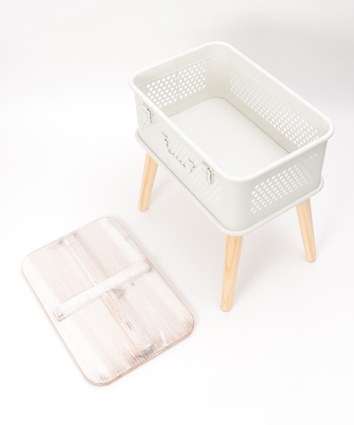 LBC(エルビーシー)の「【WEB限定】トランク ストレージテーブル(インテリア雑貨・レディース・ホワイト/シルバー系・FREE)」の11枚目の写真