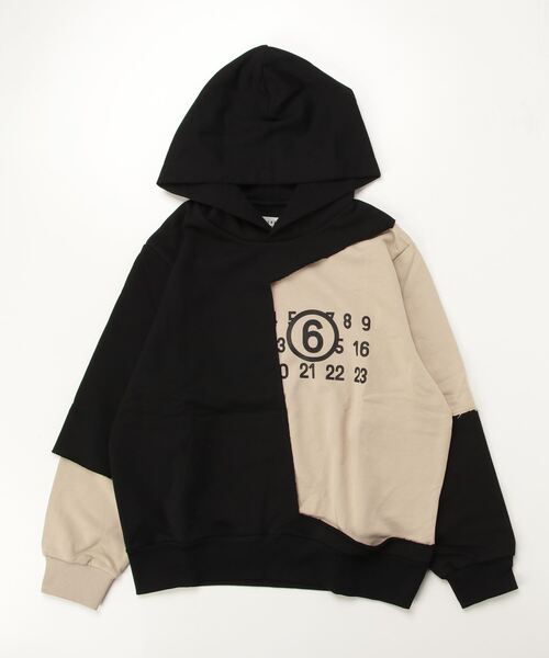 MM6 Maison Margiela(エムエムシックス メゾン マルジェラ)Kids & Junior ブランドロゴパーカーフーディー