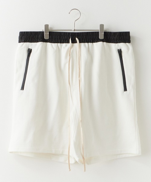 FOG ESSENTIALS（エフオージーエッセンシャルズ）の「FOG ESSENTIALS/エッセンシャルズ SHORTS(ZIP) ショートパンツ メンズ 夏物 夏服（その他パンツ・メンズ・アイボリー/ベージュ/ヘザーグレー・XXL/XL/L）」の4枚目の写真