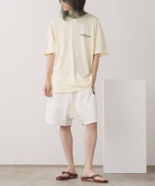 ESSENTIALS SWEATSHORT エッセンシャルズ ショートパンツ upper-gate_fog-shorts-wht
