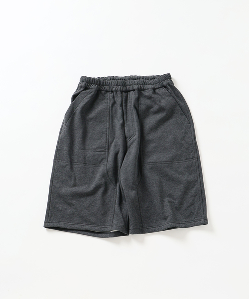 JOURNAL STANDARD relume(ジャーナルスタンダード レリューム)の「コンパクトループ ダブル ニー スウェットショーツ(その他パンツ・メンズ・アイボリー/ライトグレー/ブラックミックス・MEDIUM/LARGE)」の2枚目の写真
