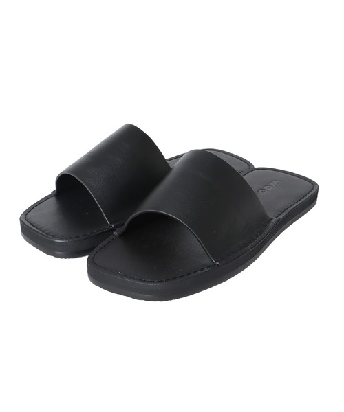 DRESSLAVE（ドレスレイブ）の「waa.studios / GO SANDALS(レザーフラットサンダル 31WA0D21G1/2)（サンダル・レディース・ブラウン/ブラック・39/38）」の2枚目の写真