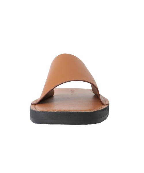 DRESSLAVE（ドレスレイブ）の「waa.studios / GO SANDALS(レザーフラットサンダル 31WA0D21G1/2)（サンダル・レディース・ブラウン/ブラック・39/38）」の3枚目の写真