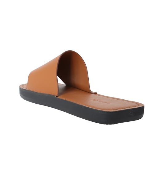 DRESSLAVE（ドレスレイブ）の「waa.studios / GO SANDALS(レザーフラットサンダル 31WA0D21G1/2)（サンダル・レディース・ブラウン/ブラック・39/38）」の8枚目の写真