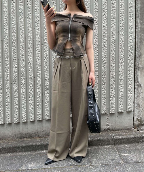 Editionスラックス2025ss セール】【2025SS】タックスラックス（スラックス）｜FOREVER 21