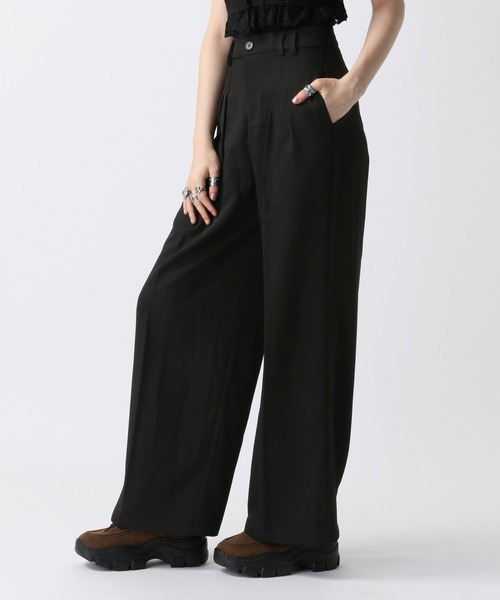 FOREVER 21(フォーエバー トゥエンティーワン)の「【2025SS】タックスラックス(スラックス・レディース・ブラック/ベージュ・MEDIUM/SMALL)」の21枚目の写真