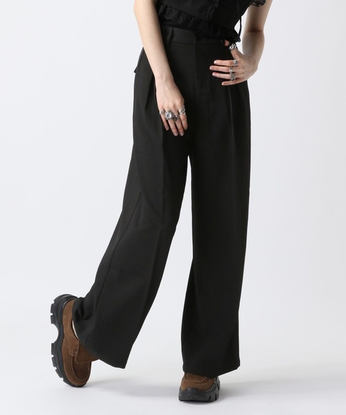 FOREVER 21(フォーエバー トゥエンティーワン)の「【2025SS】タックスラックス(スラックス・レディース・ブラック/ベージュ・MEDIUM/SMALL)」の22枚目の写真