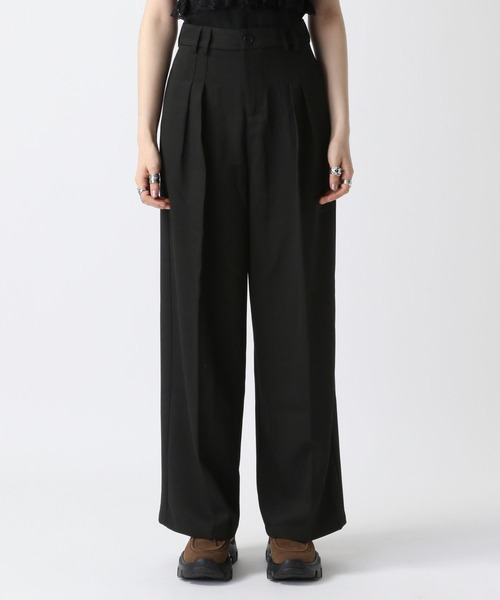 FOREVER 21(フォーエバー トゥエンティーワン)の「【2025SS】タックスラックス(スラックス・レディース・ブラック/ベージュ・MEDIUM/SMALL)」の11枚目の写真