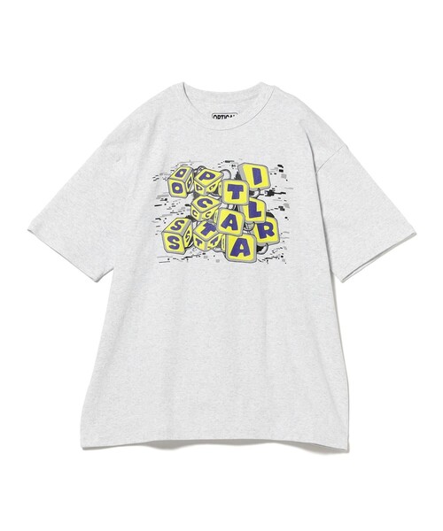 BEAMS T（ビームスティー）の「OPTICALSTAR / T-SHIRT②（Tシャツ/カットソー・メンズ・ライトグレー・L/M/S/XL/XS）」の6枚目の写真