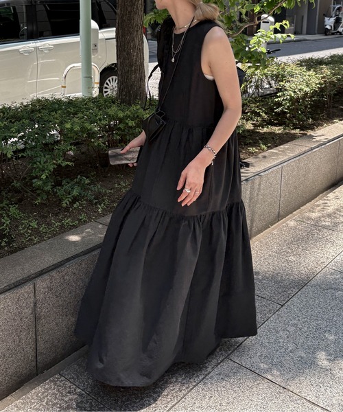 タフタティアードワンピースの14枚目の写真