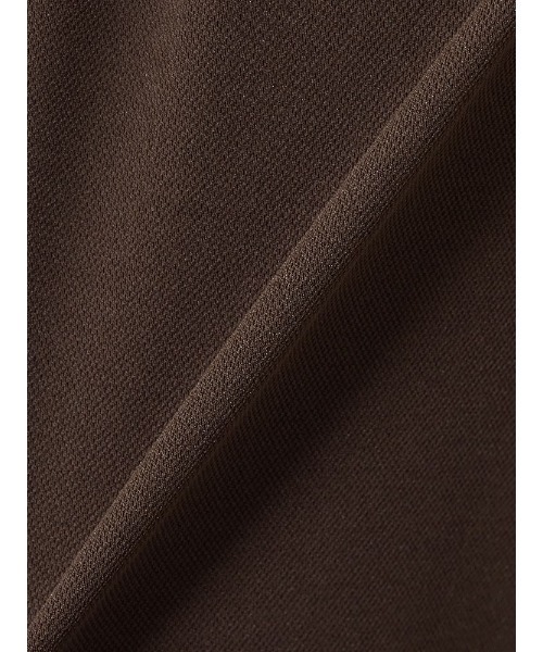 Perfect Suit FActory(パーフェクトスーツファクトリー)の「スタンドカラーポロシャツ オフホワイト/ブラック/ブラウン/イエロー(ポロシャツ・レディース・イエロー/ブラウン/ブラック/オフホワイト・M/L)」の6枚目の写真