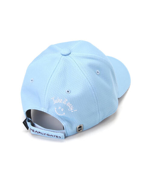 PEARLY GATES ホワイト メッシュキャップ PEARLY GATES キャップ 帽子 「PEARLY GATES」洗えるたためる