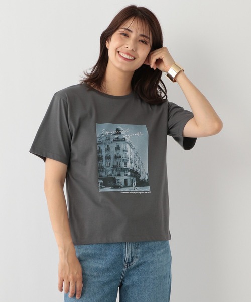 FOUND GOOD(ファウンドグッド)の「タキノウアソートPTTEE(Tシャツ/カットソー・レディース・グレー系8/ブラック/ホワイト系5/ホワイト系6・L/S/M)」の4枚目の写真