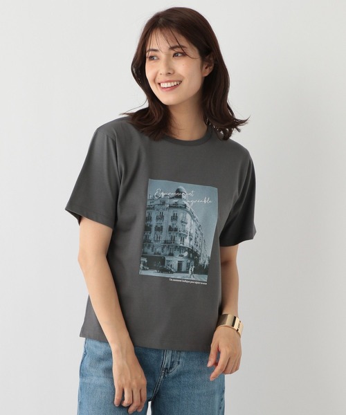FOUND GOOD(ファウンドグッド)の「タキノウアソートPTTEE(Tシャツ/カットソー・レディース・グレー系8/ブラック/ホワイト系5/ホワイト系6・L/S/M)」の16枚目の写真