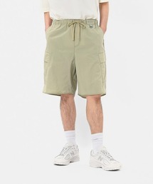 カーゴパンツ（グリーン・カーキ/緑色系・ショート・ひざ上丈