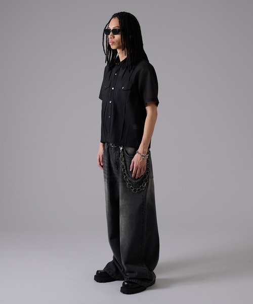 セール】Mud Overdyed Baggy Denim / マッドオーバーダイバギー