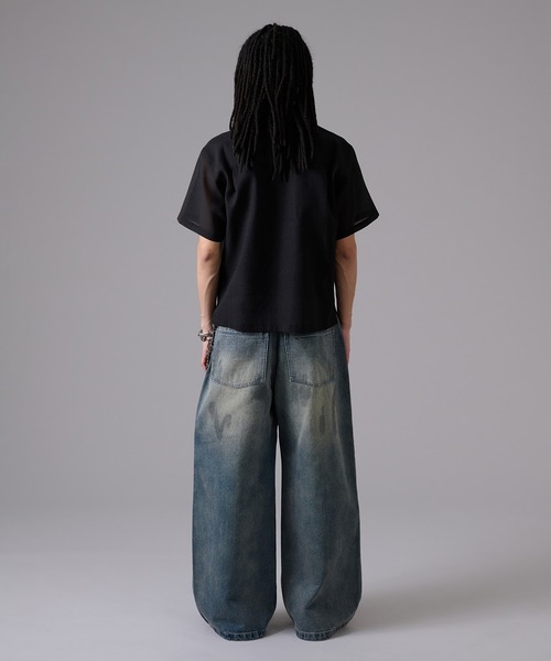 セール】Mud Overdyed Baggy Denim / マッドオーバーダイバギー