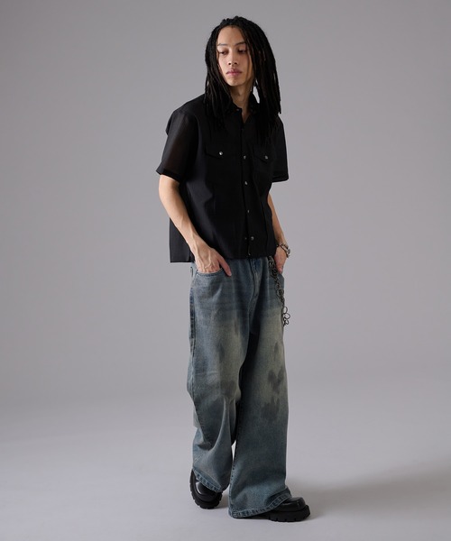 セール】Mud Overdyed Baggy Denim / マッドオーバーダイバギー