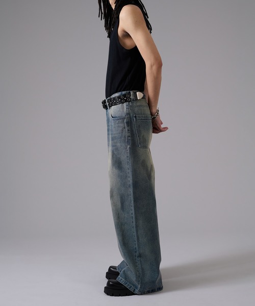パンツ NO MASS PROD BAGGY MOTO DENIM SHINYAKOZUKA スウェットパンツ ジャージ 別注 HOME BAGGY