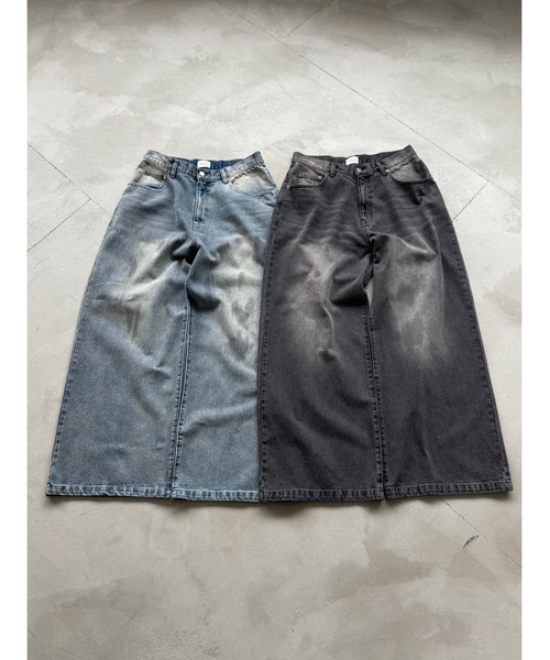 ANDER HUNK（アンダーハンク）の「Mud Overdyed Baggy Denim