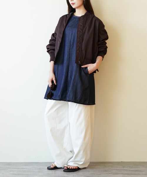gossip！ロサンゼルス（ゴシップロサンゼルス）の「バックオープン アメスリデニムミニ丈ワンピース（ワンピース・レディース・ネイビー・FREE）」の15枚目の写真