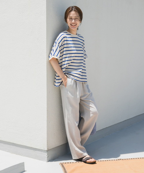 セール】リネン混イージーパンツ（その他パンツ）｜URBAN