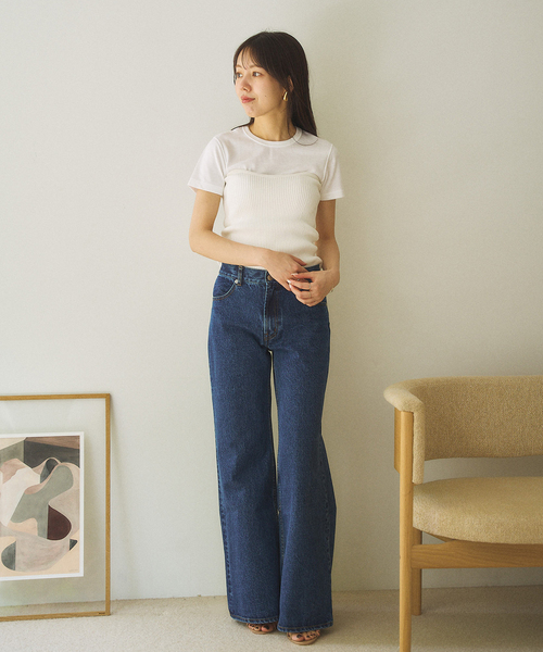 plage（プラージュ）の「petite Tシャツ（Tシャツ/カットソー・レディース・ピンク/ホワイト/ベージュ・FREE）」の4枚目の写真