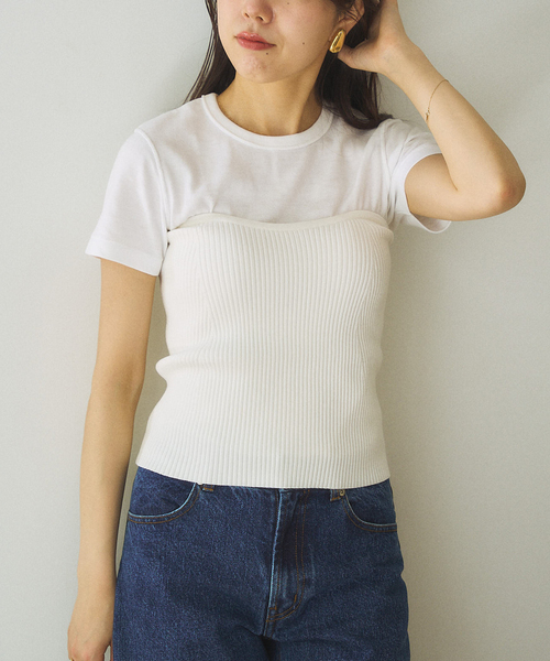 plage　クラシック天竺Tシャツ　プラージュ　タグ付　白　ホワイト　日本製 Plage｜今が買い！高レビュー“クラシック天竺Tシャツ”｜Plage