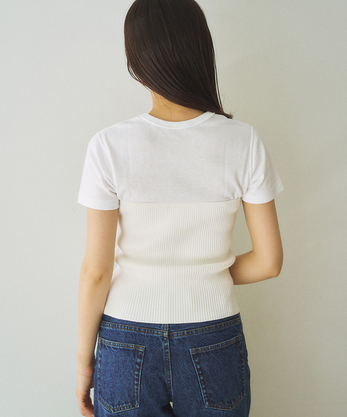 plage 新作　petite Tシャツ　ホワイト新品未使用 petite Tシャツ（Tシャツ／カットソー）｜Plage（プラージュ）の