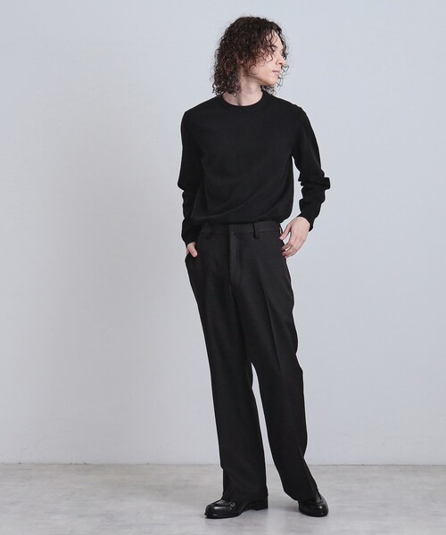【新品未使用】TAKEO KIKUCHI 黒 スラックス セール】フレアスラックス(その他パンツ)|tk.TAKEO KIKUCHI