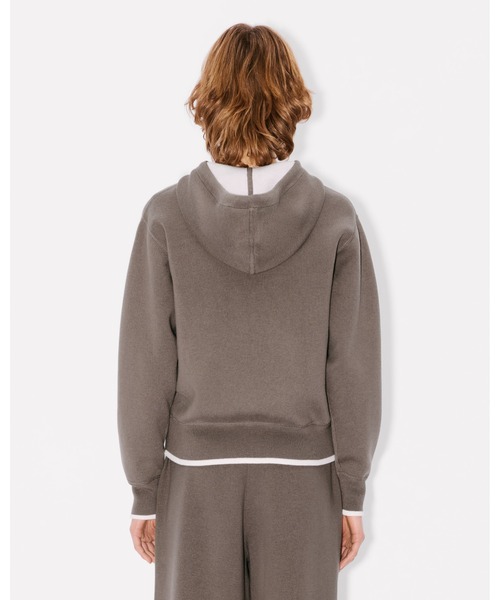 KENZO（ケンゾー）の「'Boke Flower 2.0' エンブロイド ジップアップ フ―ディー（パーカー・レディース・グレー系その他・SMALL/MEDIUM/X-SMALL）」の4枚目の写真
