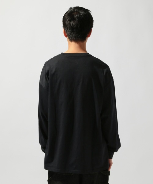 niko and...(ニコアンド)の「USAコットンロングスリーブTシャツ(Tシャツ/カットソー・メンズ・オレンジ/ネイビー/オフホワイト/グレー/イエロー/ベージュ/チャコール/ブラック/ブルー/ホワイト・MEDIUM/LARGE)」の18枚目の写真