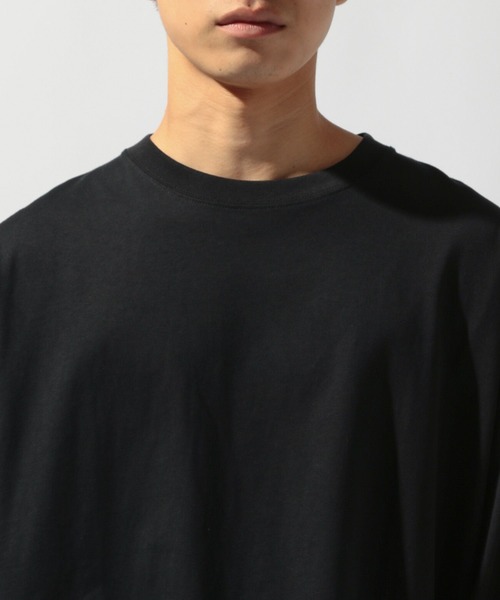 niko and...(ニコアンド)の「USAコットンロングスリーブTシャツ(Tシャツ/カットソー・メンズ・オレンジ/ネイビー/オフホワイト/グレー/イエロー/ベージュ/チャコール/ブラック/ブルー/ホワイト・MEDIUM/LARGE)」の20枚目の写真