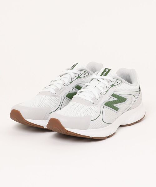 NEW BALANCE(ニューバランス)の「《New Balance》MAMAS(スニーカー・メンズ・ホワイト×グリーン/グレー・28.0cm/27.5cm/27.0cm/26.5cm/26.0cm/25.5cm)」の2枚目の写真