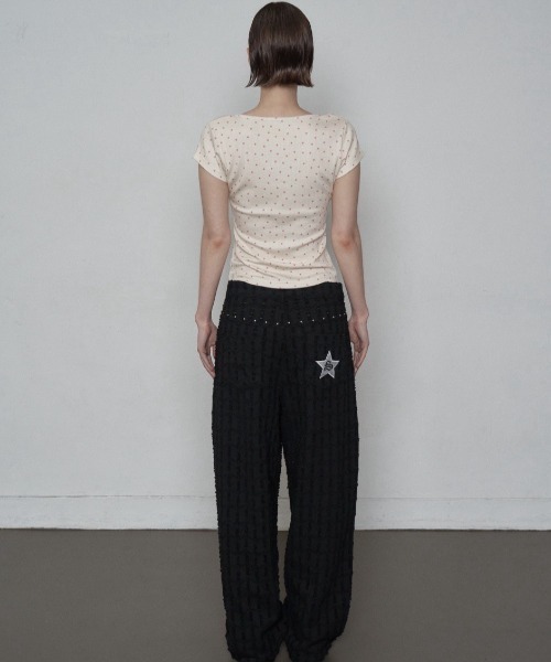 SETUPEXE（セットアップイーエックスイー）の「【SETUP‐EXE】I'M CUTE TOP / 【セットアップエグゼ】アイムキュート半袖Tシャツ（Tシャツ/カットソー・レディース・ペールイエロー/ライトグレー・ONE SIZE）」の5枚目の写真