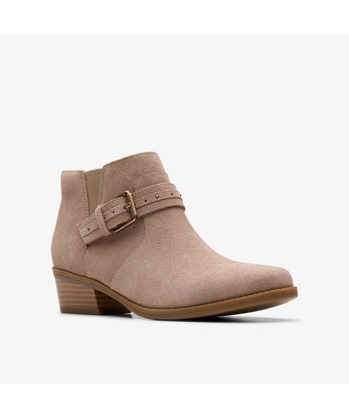 Clarks(クラークス)の「Danyelle Wish / ダニウェルウィッシュ(ライトトープスエード)(ブーツ・レディース・ベージュ・UK5/UK4.5/UK4/UK3.5/UK3/UK6/UK5.5)」の4枚目の写真