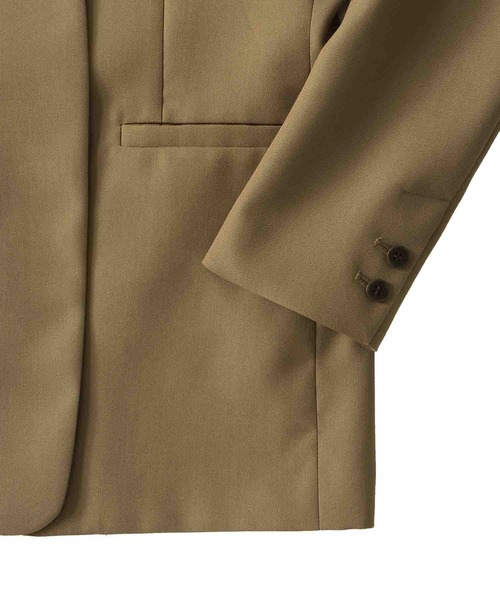 DRESSLAVE(ドレスレイブ)の「suiting collarless jacket(スーチングノーカラージャケット)(ノーカラージャケット・レディース・ネイビー/ブラウン・38)」の14枚目の写真