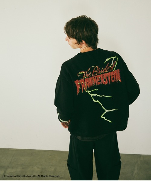 beautiful people(ビューティフルピープル)の「bride of Frankenstein knitted pullover(ニット/セーター・レディース・ブラック・34/38/42)」の2枚目の写真