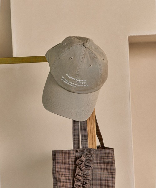 LEPSIM(レプシィム)の「ウォッシュロゴキャップ 499795(キャップ・レディース・ベージュ/ブラウン/ブラック・ONE SIZE)」の3枚目の写真