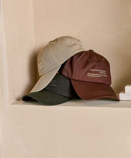LEPSIM(レプシィム)の「ウォッシュロゴキャップ 499795(キャップ・レディース・ベージュ/ブラウン/ブラック・ONE SIZE)」の2枚目の写真