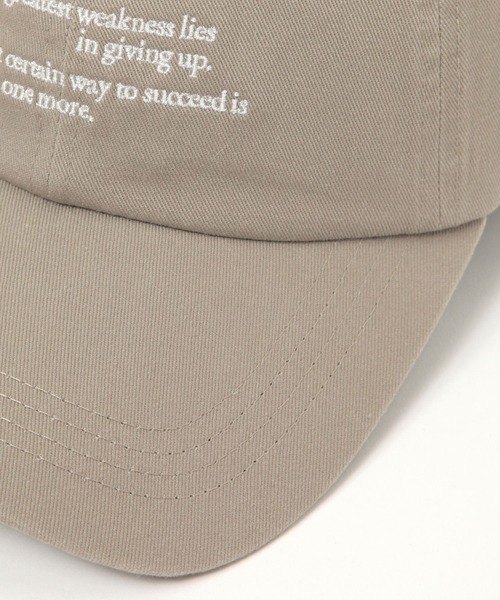LEPSIM(レプシィム)の「ウォッシュロゴキャップ 499795(キャップ・レディース・ベージュ/ブラウン/ブラック・ONE SIZE)」の16枚目の写真