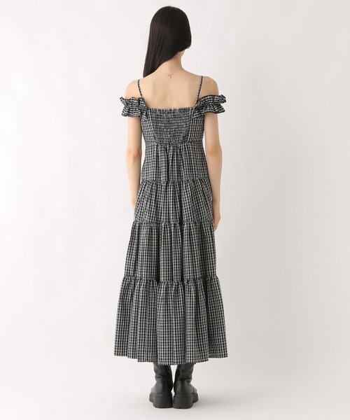 Heather（ヘザー）の「2WAYショルダーフリルワンピース　581599（ワンピース・レディース・オフホワイト/ブラック/ブラック系その他・FREE）」の18枚目の写真