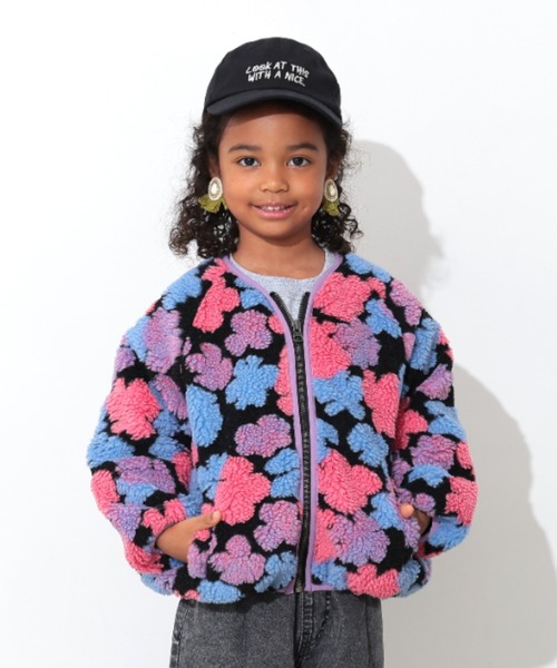 Ocean&Ground（オーシャン&グラウンド）の「ｼﾞｬｶﾞｰﾄﾞﾎﾞｱｼﾞｬﾝﾊﾟｰ（ブルゾン・キッズ・ブラック/マルチ・100/90/140/130/120/110）」の2枚目の写真