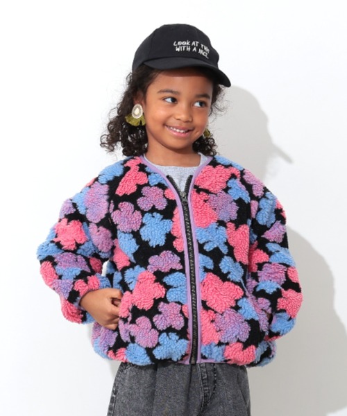 Ocean&Ground（オーシャン&グラウンド）の「ｼﾞｬｶﾞｰﾄﾞﾎﾞｱｼﾞｬﾝﾊﾟｰ（ブルゾン・キッズ・ブラック/マルチ・100/90/140/130/120/110）」の8枚目の写真