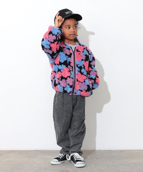 Ocean&Ground（オーシャン&グラウンド）の「ｼﾞｬｶﾞｰﾄﾞﾎﾞｱｼﾞｬﾝﾊﾟｰ（ブルゾン・キッズ・ブラック/マルチ・100/90/140/130/120/110）」の18枚目の写真