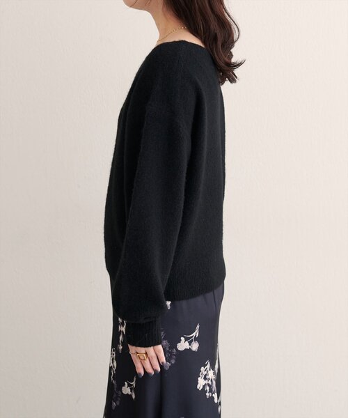natural couture（ナチュラルクチュール）の「【WEB限定】ウール混ボートネックニットプルオーバー（ニット/セーター・レディース・グリーン系その他/オフホワイト/ブラック/ピンク系その他/モカ・FREE）」の20枚目の写真