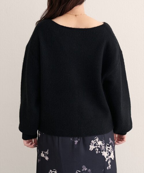 natural couture（ナチュラルクチュール）の「【WEB限定】ウール混ボートネックニットプルオーバー（ニット/セーター・レディース・グリーン系その他/オフホワイト/ブラック/ピンク系その他/モカ・FREE）」の22枚目の写真