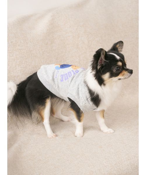 gelato pique（ジェラートピケ）の「【CAT&DOG】スポーティーベア裏毛プルオーバー（ペットウェア・レディース・アイボリー/グレー/ネイビー・L/M/S）」の8枚目の写真